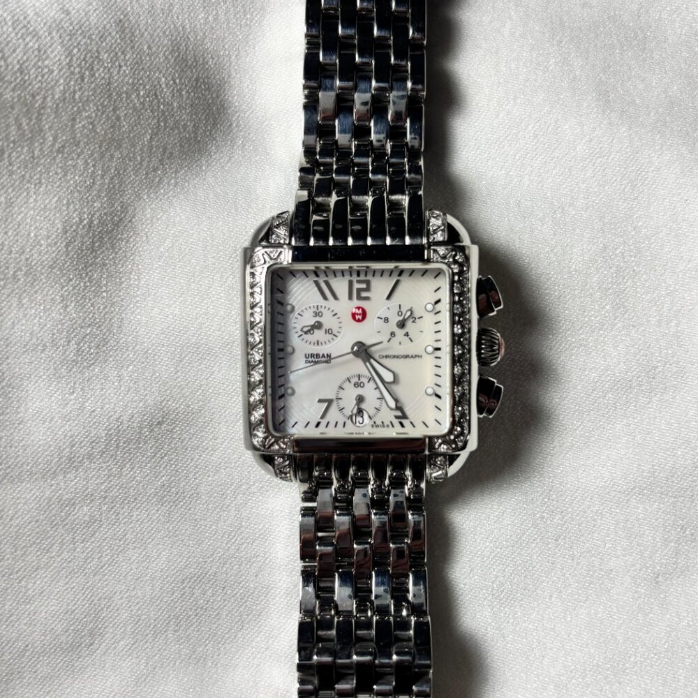 Michele Chronograph Diamond Watch